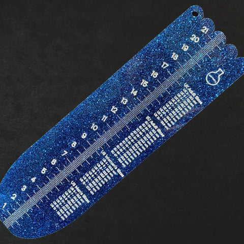 Mini sock ruler