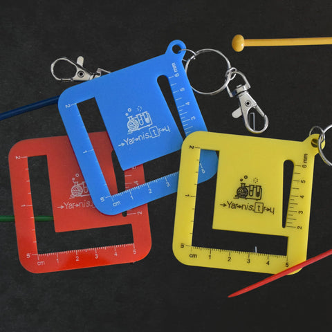 5cm tension and hook/needle gauges