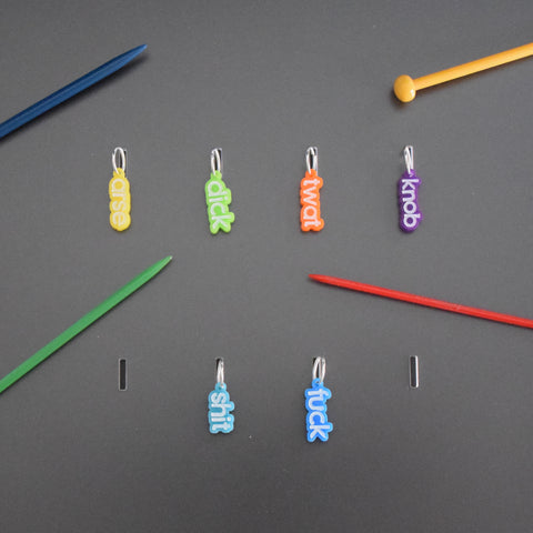 Swear stitch markers