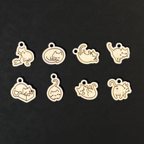 Cat stitch markers