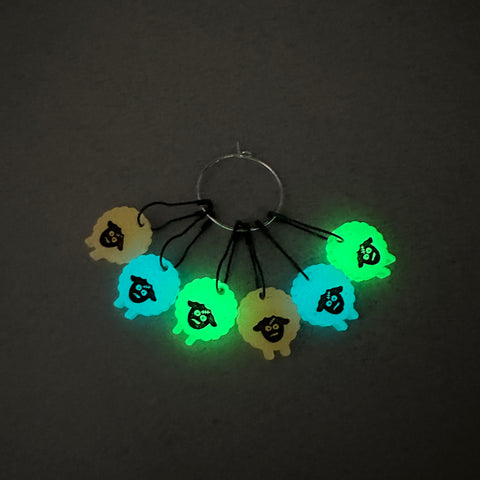 Zombie Sheep stitch markers